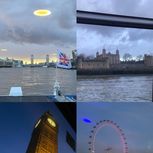 Cruise on the river Thames